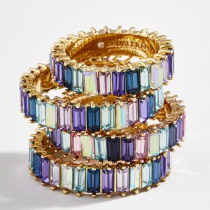 BaubleBar MINI ALIDIA RING Blue Ombre Size 7